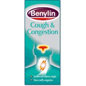 Benylin Cough And Congestion 125ml - Expresschemist.co.uk - Buy Online