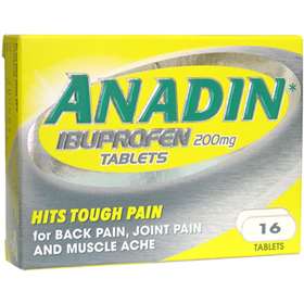 Anadin Ibuprofen Tablets x16