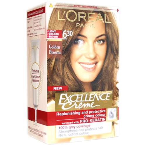 Loreal Excellence Light Golden Brown 630 Uk Buy Online 