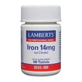 Lamberts Iron 14mg (as Citrate) (100)