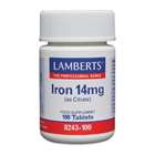 Lamberts Iron (as Citrate) 14mg (100)