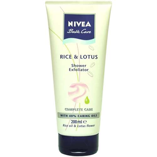 Nivea Rice & Lotus Shower Exfoliator ExpressChemist.co.uk Buy Online