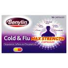 Benylin Cold & Flu Max Strength Capsules x16