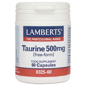 Lamberts Taurine 500mg 60 capsules