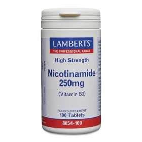 Lamberts Nicotinamide 250mg (Vitamin B3) 100 Tablets