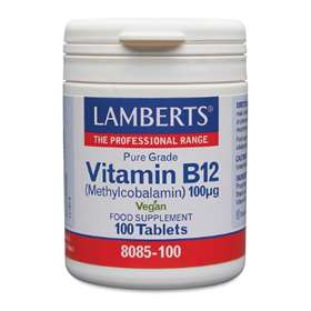 Lamberts Vitamin B12 100mcg 100 tablets