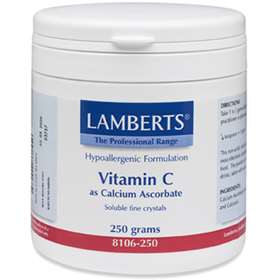 Lamberts Vitamin C Calcium Ascorbate 250g crystals
