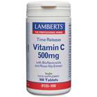 Lamberts Vitamin C 500mg Time Release with Bioflavonoids 100 Tablets