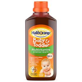 Haliborange Baby and Toddler Multivitamin Liquid Orange Flavour 250ml