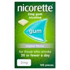 Nicorette Original Gum 2mg 105