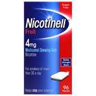 Nicotinell Chewing Gum Fruit 4mg (96)