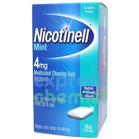 Nicotinell MINT Chewing Gum Strong 4mg 96 pieces