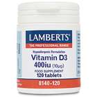Lamberts Vitamin D3 400iu (10&micro;g) (120)