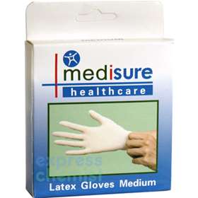 Medisure Latex Gloves Medium (10)