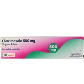 Clotrimazole Vaginal Tablet With Applicator - 500mg