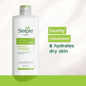 Simple Kind To Skin Purifying Cleansing Lotion 200ml