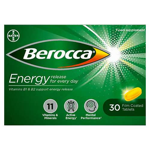 Click to view product details and reviews for Berocca Energy Film Coated 30 Tablets.