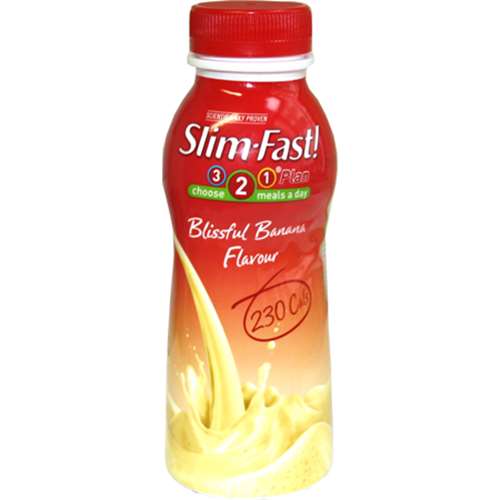 Slim Fast Blissful Banana Bottled Shake 325ml - ExpressChemist.co.uk ...