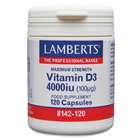 Lamberts Vitamin D3 4000iu (100µg) 120 Capsules