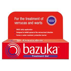 Bazuka Verrucas & Warts Treatment Gel 6g RED