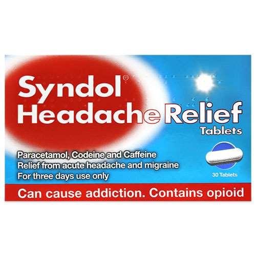 Syndol Headache Relief Tablets 30 - ExpressChemist.co.uk - Buy Online