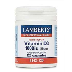 Lamberts Vitamin D3 1000iu (25µg) Capsules (120)