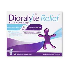 Dioralyte Relief Blackcurrant 6