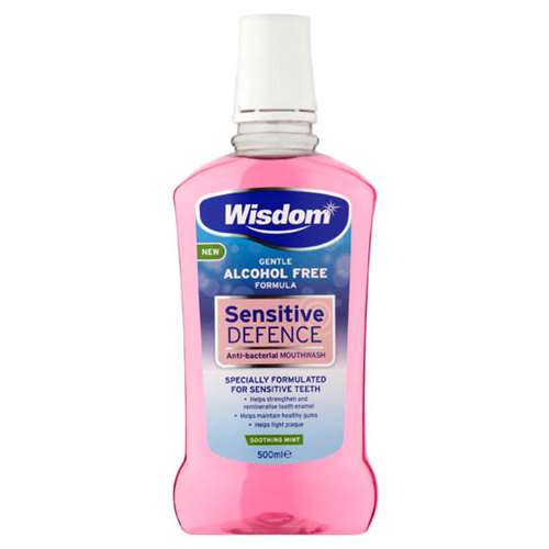 Wisdom Mouthwash Sensitive Defence 500ml ExpressChemist.co.uk Buy