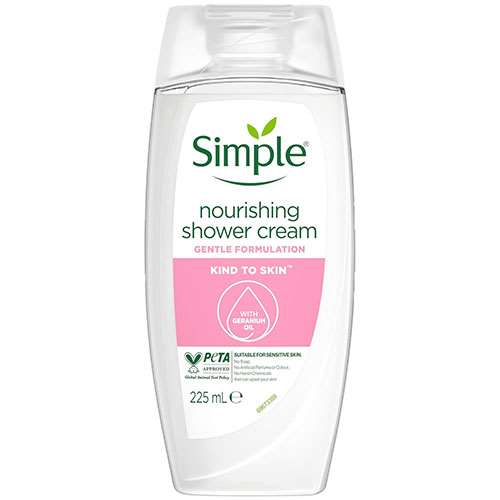 Click to view product details and reviews for Simple Nourishing Shower Cream 225ml.