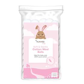 Numark Babysoft Cotton Wool Balls 100
