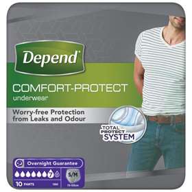 Depend Comfort-Protect Incontinence Underwear For Men Size L/XL (9 ...