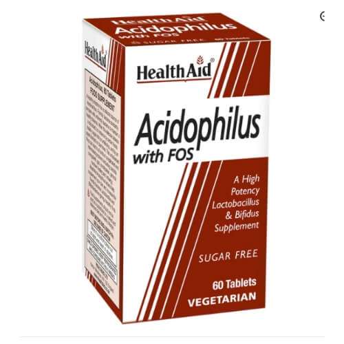 Healthaid Acidophilus Plus 4 Billion 60 Caps