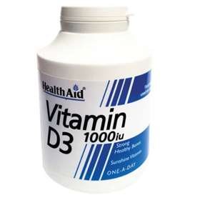 HealthAid Vitamin D3 1000iu 120 Tablets.