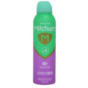 Mitchum Women Triple Odor Defence Anti-perspirant and Deodorant Spray - Shower Fresh 200ml