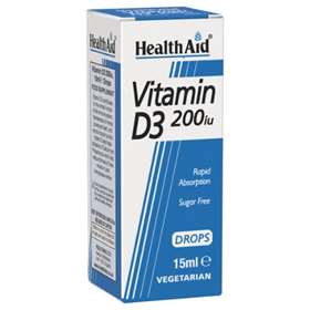 HealthAid Vitamin D3 200iu - 15ml Drops