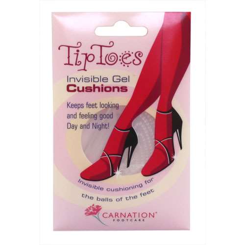 Click to view product details and reviews for Carnation Footcare Tip Toes Invisible Gel Cushions.