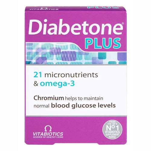 Diabetone Plus Omega 3 56 Tablets Capsules