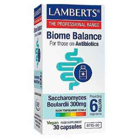 Lamberts Biome Balance For Those On Antibiotics 300mg 30 Capsules