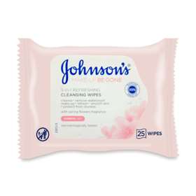 Johnsons 5 in 1 Wipes 25 Pack