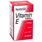 HealthAid Vitamin E 1000iu 60 Capsules.