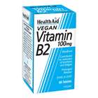 HealthAid Vitamin B2 100mg 60 Tablets