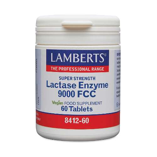 Lamberts Lactase Enzyme 350mg 9000 Fcc Tablets 60