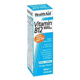 Health Aid Vitamin B12 Oral Spray 1000µg 20ml