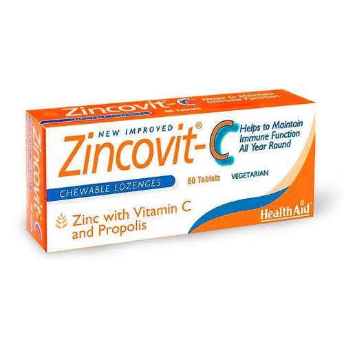 HealthAid Zincovit-C 60 Chewable Lozenges - ExpressChemist.co.uk - Buy ...