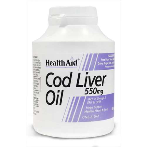 Healthaid Cod Liver Oil 550mg 180