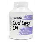 HealthAid Cod Liver Oil 550mg 180 Capsules