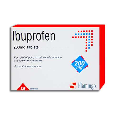 Flamingo Ibuprofen 200mg 16 Tablets