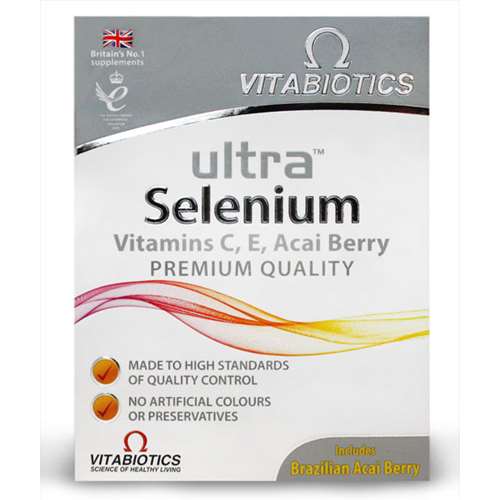 Click to view product details and reviews for Vitabiotics Ultra Selenium 30 Tablets.