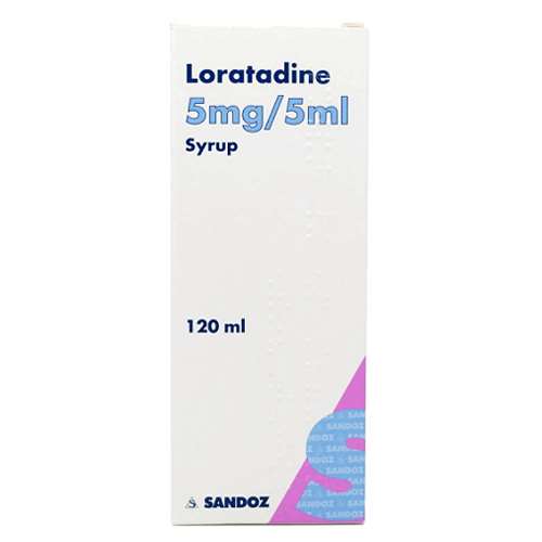 Sandoz Loratadine 5mg/5ml Syrup 120ml - ExpressChemist.co.uk - Buy Online