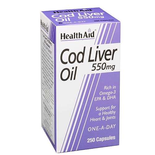 Healthaid Cod Liver Oil 550mg 90 Capsules